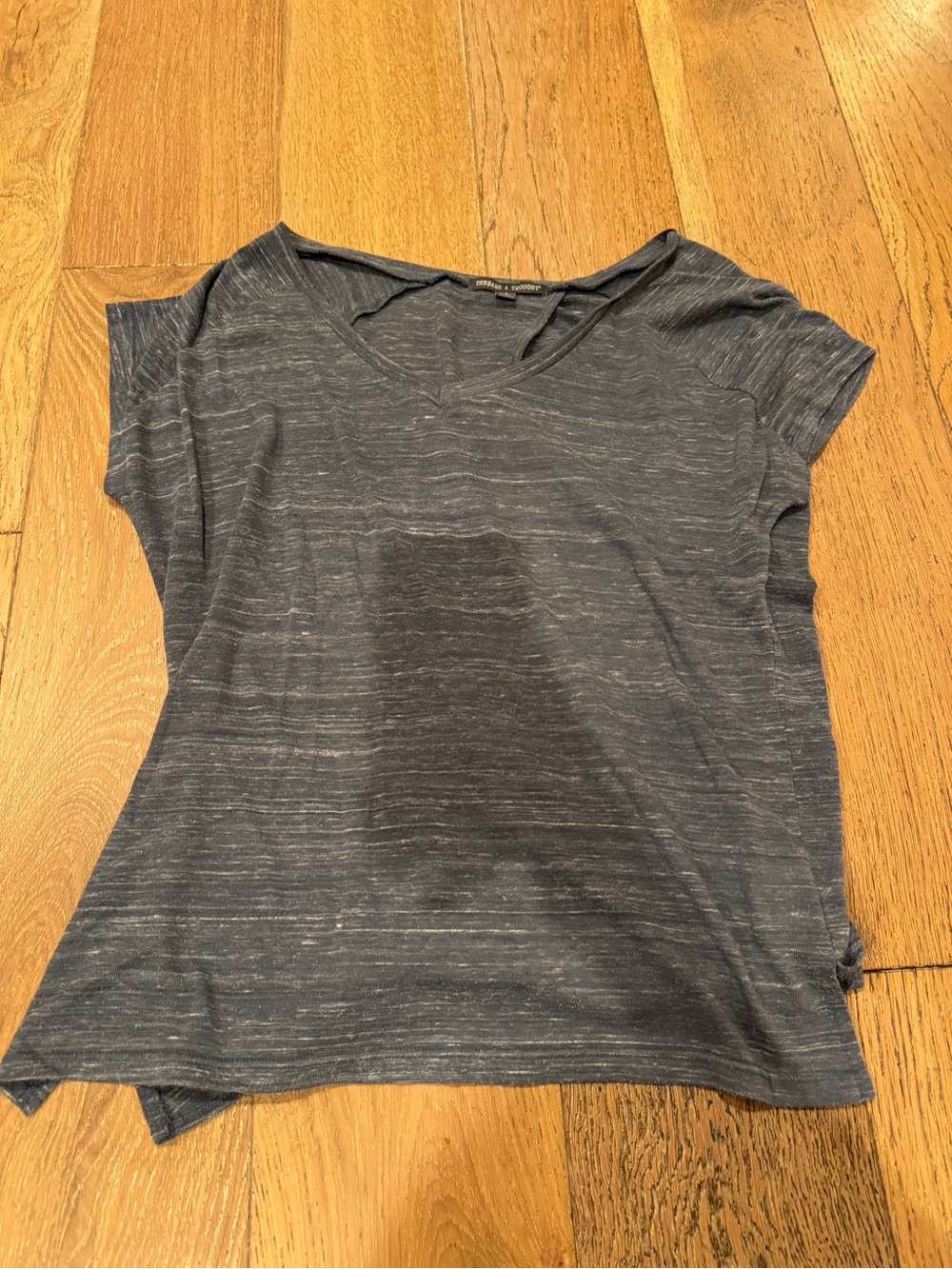 Keyhole Back Short Sleeve Top